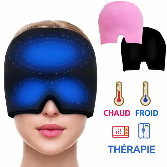 Bonnet Gel Anti-Migraine – Thérapie Chaud & Froid pour Maux de Tête