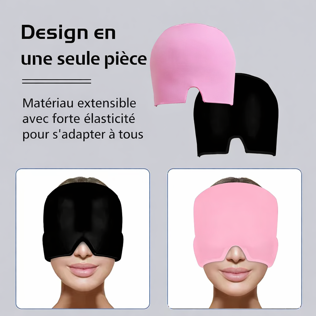 Bonnet Gel Anti-Migraine – Thérapie Chaud & Froid pour Maux de Tête